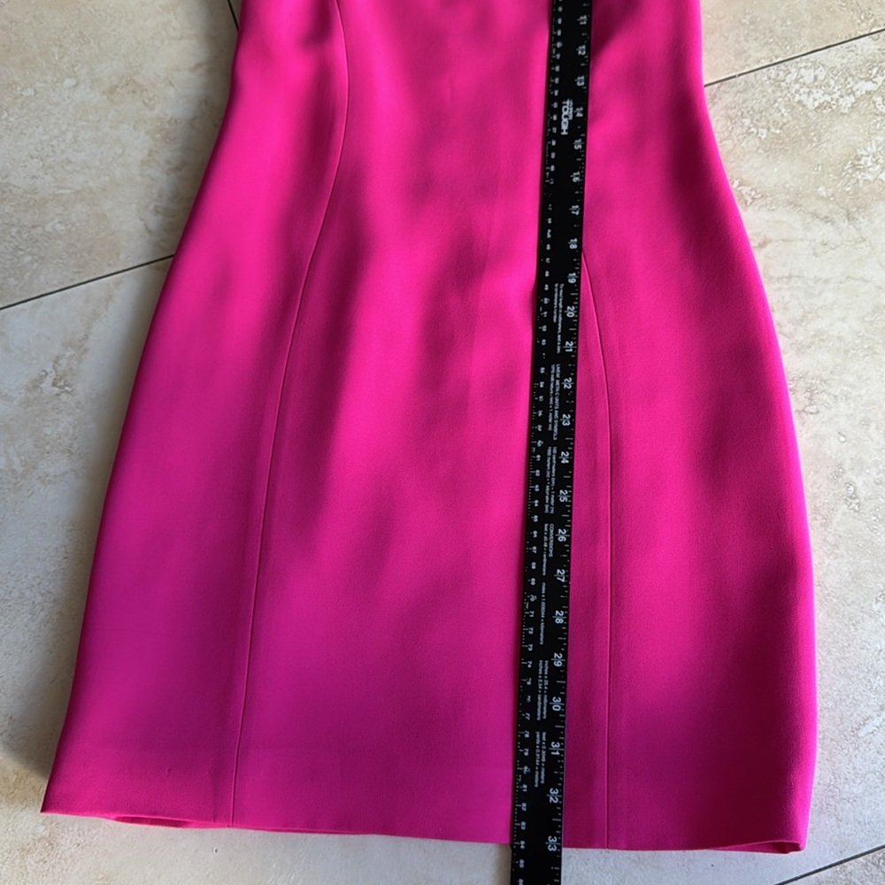 VERSACE Mini Fuchsia Pink Dress with Gold Hardware SIZE 38 - Picture 15 of 15